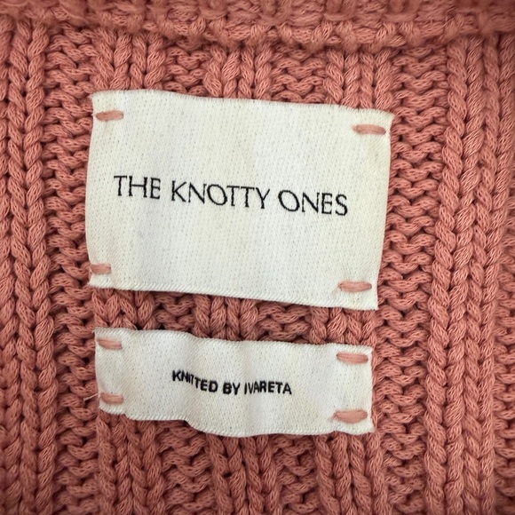 Knotty Ones Delcia Women's Rose Pink Sweater Set - Picture 7 of 12